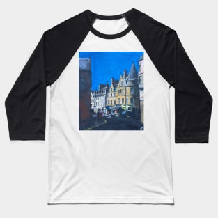 Edinburgh, Cockburn Street Baseball T-Shirt